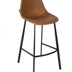 Dutchbone Chaises Et Tabourets De Bar Chaise De Bar Aspect Cuir Marron
