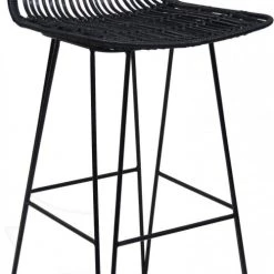 Kokoon Design Chaises Et Tabourets De Bar Chaise De Bar Cannage Couleur Noir H Assise 75cm
