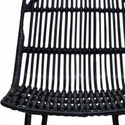 Kokoon Design Chaises Et Tabourets De Bar Chaise De Bar Cannage Couleur Noir H Assise 75cm -Bancs Soldes chaise de bar cannage couleur noir h assise 75cm 4