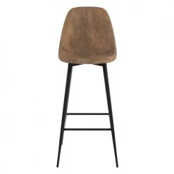 Rendez Vous Déco Chaises Et Tabourets De Bar Chaise De Bar En Microfibre Marron Vieilli 72 Cm (lot De 2) -Bancs Soldes chaise de bar en microfibre marron vieilli 72 cm lot de 2 4