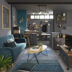 Maisons Du Monde Chaises Et Tabourets De Bar Chaise De Bar En Microsuède Marron Vieilli -Bancs Soldes chaise de bar en microsuede marron vieilli 1000 12 6 174789 9