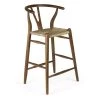 MOYCOR Chaises Et Tabourets De Bar Chaise De Bar En Rotin Beige   -Bancs Soldes chaise de bar en rotin beige