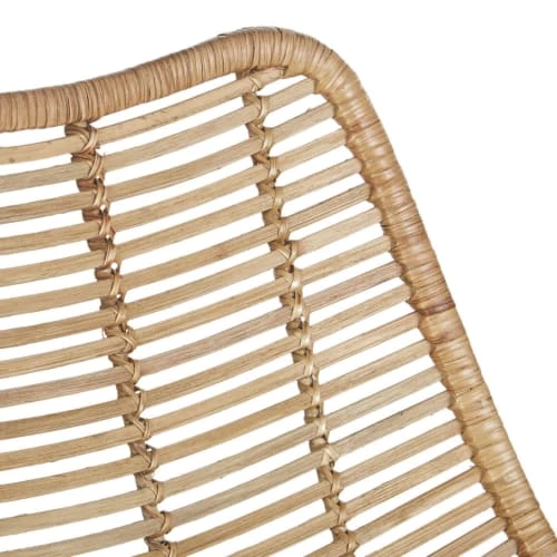 Maisons Du Monde Chaises Et Tabourets De Bar Chaise De Bar En Rotin Et Métal Noir H75 6 Maisons Du Monde Chaises Et Tabourets De Bar Chaise De Bar En Rotin Et Métal Noir H75 – Image 4