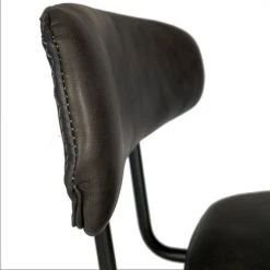 Meubles & Design Chaises Et Tabourets De Bar Chaise De Bar En Simili Et Métal Noir Gris 13 Meubles & Design Chaises Et Tabourets De Bar Chaise De Bar En Simili Et Métal Noir Gris -Bancs Soldes chaise de bar en simili et metal noir gris 5