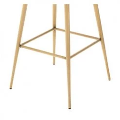 Rendez Vous Déco Chaises Et Tabourets De Bar Chaise De Bar En Tissu Blanc Et Noir 72 Cm (lot De 2) -Bancs Soldes chaise de bar en tissu blanc et noir 72 cm lot de 2 3