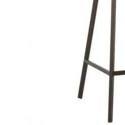 Hellin Chaises Et Tabourets De Bar Chaise De Bar En Tissu Et En Métal Noir ( Lot De 2) -Bancs Soldes chaise de bar en tissu et en metal noir lot de 2 5