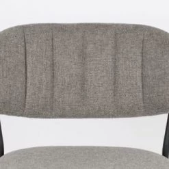 White Label Chaises Et Tabourets De Bar Chaise De Bar En Tissu Gris -Bancs Soldes chaise de bar en tissu gris 5