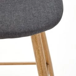 Maisons Du Monde Chaises Et Tabourets De Bar Chaise De Bar En Tissu Gris Anthracite H72 -Bancs Soldes chaise de bar en tissu gris anthracite h72 1000 14 8 174791 3