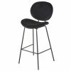 Maisons Du Monde Chaises Et Tabourets De Bar Chaise De Bar En Velours Et Métal Noirs H73 -Bancs Soldes chaise de bar en velours et metal noirs h73 1000 11 35 197942 1