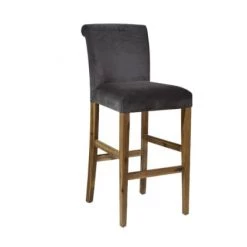 Robin Des Bois Chaises Et Tabourets De Bar Chaise De Bar En Velours H115cm