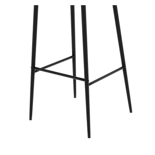 Rendez Vous Déco Chaises Et Tabourets De Bar Chaise De Bar En Velours Noir 75 Cm (lot De 2) 6 Rendez Vous Déco Chaises Et Tabourets De Bar Chaise De Bar En Velours Noir 75 Cm (lot De 2) – Image 4