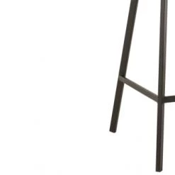 Hellin Chaises Et Tabourets De Bar Chaise De Bar En Velours Peau De Pêche Et En Métal Noir ( Lot De 2) -Bancs Soldes chaise de bar en velours peau de peche et en metal noir lot de 2 17