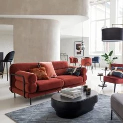 Maisons Du Monde Chaises Et Tabourets De Bar Chaise De Bar En Velours Pieds En Bois De Frêne Massif Noirs H82 -Bancs Soldes chaise de bar en velours pieds en bois de frene massif noirs h82 1000 7 2 219885 6