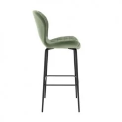 Rendez Vous Déco Chaises Et Tabourets De Bar Chaise De Bar En Velours Vert 75 Cm (lot De 2) 11 Rendez Vous Déco Chaises Et Tabourets De Bar Chaise De Bar En Velours Vert 75 Cm (lot De 2) -Bancs Soldes chaise de bar en velours vert 75 cm lot de 2 3