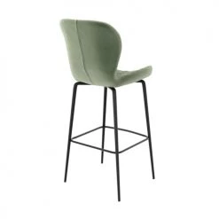 Rendez Vous Déco Chaises Et Tabourets De Bar Chaise De Bar En Velours Vert 75 Cm (lot De 2) 13 Rendez Vous Déco Chaises Et Tabourets De Bar Chaise De Bar En Velours Vert 75 Cm (lot De 2) -Bancs Soldes chaise de bar en velours vert 75 cm lot de 2 5