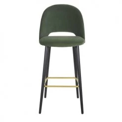 Maisons Du Monde Chaises Et Tabourets De Bar Chaise De Bar En Velours Vert Pieds En Bois De Frêne Massif H82 8 Maisons Du Monde Chaises Et Tabourets De Bar Chaise De Bar En Velours Vert Pieds En Bois De Frêne Massif H82 -Bancs Soldes chaise de bar en velours vert pieds en bois de frene massif h82 1000 10 5 219888 2