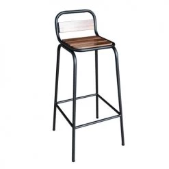 Decoclico Factory Chaises Et Tabourets De Bar Chaise De Bar Esprit Industriel Bois Clair