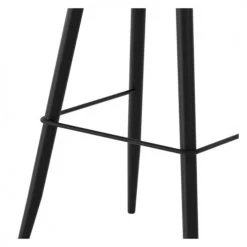 Rendez Vous Déco Chaises Et Tabourets De Bar Chaise De Bar Grise/noire En Cuir Synthétique 76 Cm (lot De 2) -Bancs Soldes chaise de bar grise noire en cuir synthetique 76 cm lot de 2 3