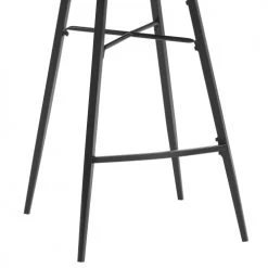 Moloo Chaises Et Tabourets De Bar Chaise De Bar Industrielle Vintage Marron Métal Noir (x4) -Bancs Soldes chaise de bar industrielle vintage marron metal noir x4 5