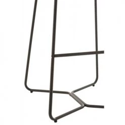 LANADECO Chaises Et Tabourets De Bar Chaise De Bar Métal Et Textile Vert -Bancs Soldes chaise de bar metal et textile vert 4