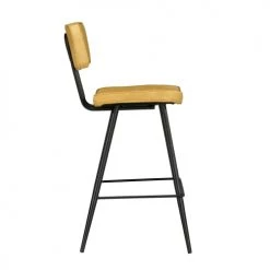 Rendez Vous Déco Chaises Et Tabourets De Bar Chaise De Bar Mi-hauteur 65 Cm Cuir Synthétique Jaune (x2) 11 Rendez Vous Déco Chaises Et Tabourets De Bar Chaise De Bar Mi-hauteur 65 Cm Cuir Synthétique Jaune (x2) -Bancs Soldes chaise de bar mi hauteur 65 cm cuir synthetique jaune x2 3