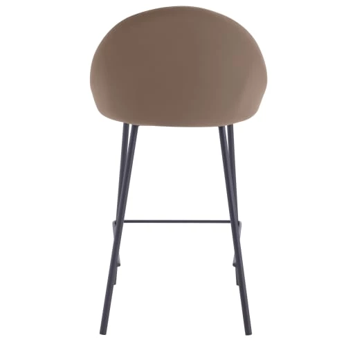 Rendez Vous Déco Chaises Et Tabourets De Bar Chaise De Bar Mi-hauteur 65 Cm Cuir Synthétique Marron (x2) 8 Rendez Vous Déco Chaises Et Tabourets De Bar Chaise De Bar Mi-hauteur 65 Cm Cuir Synthétique Marron (x2) – Image 6