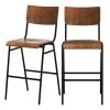 Rendez Vous Déco Chaises Et Tabourets De Bar Chaise De Bar Mi-hauteur 65 Cm En Bois (lot De 2) -Bancs Soldes chaise de bar mi hauteur 65 cm en bois lot de 2