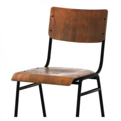 Rendez Vous Déco Chaises Et Tabourets De Bar Chaise De Bar Mi-hauteur 65 Cm En Bois (lot De 2) -Bancs Soldes chaise de bar mi hauteur 65 cm en bois lot de 2 5