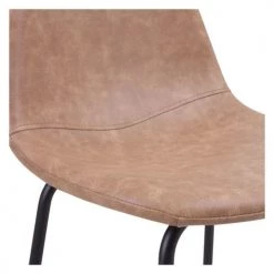 Rendez Vous Déco Chaises Et Tabourets De Bar Chaise De Bar Mi-hauteur 65 Cm Marron Clair (lot De 2) -Bancs Soldes chaise de bar mi hauteur 65 cm marron clair lot de 2 4