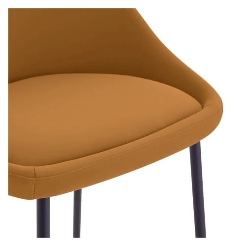Rendez Vous Déco Chaises Et Tabourets De Bar Chaise De Bar Mi-hauteur 65cm Cuir Synthétique Cannelle (x2) 6 Rendez Vous Déco Chaises Et Tabourets De Bar Chaise De Bar Mi-hauteur 65cm Cuir Synthétique Cannelle (x2) – Image 4