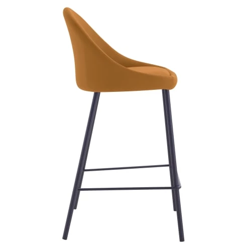 Rendez Vous Déco Chaises Et Tabourets De Bar Chaise De Bar Mi-hauteur 65cm Cuir Synthétique Cannelle (x2) 7 Rendez Vous Déco Chaises Et Tabourets De Bar Chaise De Bar Mi-hauteur 65cm Cuir Synthétique Cannelle (x2) – Image 5