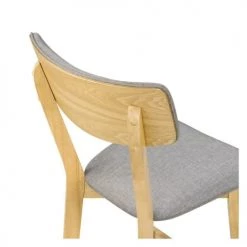 Rendez Vous Déco Chaises Et Tabourets De Bar Chaise De Bar Mi-hauteur 68 Cm Tissu Gris Clair (lot De 2) -Bancs Soldes chaise de bar mi hauteur 68 cm tissu gris clair lot de 2 4