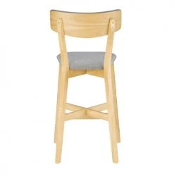 Rendez Vous Déco Chaises Et Tabourets De Bar Chaise De Bar Mi-hauteur 68 Cm Tissu Gris Clair (lot De 2) -Bancs Soldes chaise de bar mi hauteur 68 cm tissu gris clair lot de 2 5