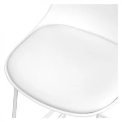Rendez Vous Déco Chaises Et Tabourets De Bar Chaise De Bar Mi-hauteur Blanche 65 Cm (lot De 2) -Bancs Soldes chaise de bar mi hauteur blanche 65 cm lot de 2 4