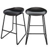 Rendez Vous Déco Chaises Et Tabourets De Bar Chaise De Bar Mi-hauteur Noire H65cm (lot De 2) -Bancs Soldes chaise de bar mi hauteur noire h65cm lot de 2