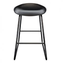 Rendez Vous Déco Chaises Et Tabourets De Bar Chaise De Bar Mi-hauteur Noire H65cm (lot De 2) -Bancs Soldes chaise de bar mi hauteur noire h65cm lot de 2 2