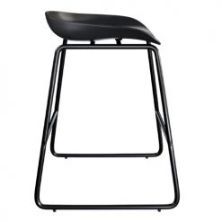 Rendez Vous Déco Chaises Et Tabourets De Bar Chaise De Bar Mi-hauteur Noire H65cm (lot De 2) -Bancs Soldes chaise de bar mi hauteur noire h65cm lot de 2 5