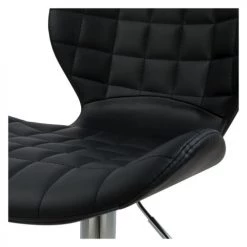 Rendez Vous Déco Chaises Et Tabourets De Bar Chaise De Bar Réglable 53/74cm En Cuir Synthétique Noir (x2) -Bancs Soldes chaise de bar reglable 53 74cm en cuir synthetique noir x2 2