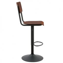 Rendez Vous Déco Chaises Et Tabourets De Bar Chaise De Bar Réglable 60/80 Cm En Bois Foncé (lot De 2) -Bancs Soldes chaise de bar reglable 60 80 cm en bois fonce lot de 2 3