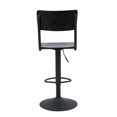 Rendez Vous Déco Chaises Et Tabourets De Bar Chaise De Bar Réglable 60/80 Cm En Bois Noir (lot De 2) 4 Rendez Vous Déco Chaises Et Tabourets De Bar Chaise De Bar Réglable 60/80 Cm En Bois Noir (lot De 2) – Image 2