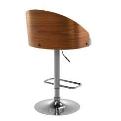 Rendez Vous Déco Chaises Et Tabourets De Bar Chaise De Bar Réglable 63/84 Cm En Tissu Gris Clair -Bancs Soldes chaise de bar reglable 63 84 cm en tissu gris clair 5