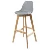 Maisons Du Monde Chaises Et Tabourets De Bar Chaise De Bar Style Scandinave Grise Et Chêne -Bancs Soldes chaise de bar style scandinave grise et chene 1000 13 14 165695 1
