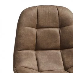 Moloo Chaises Et Tabourets De Bar Chaise De Bar Vintage Microfibre Marron Pieds Chêne(x4) -Bancs Soldes chaise de bar vintage microfibre marron pieds chene x4 3