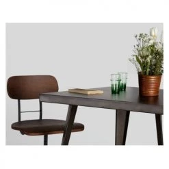 Rendez Vous Déco Chaises Et Tabourets De Bar Chaise De Bar Vintage Réglable En Hauteur 66/85 Cm En Bois -Bancs Soldes chaise de bar vintage reglable en hauteur 66 85 cm en bois 1