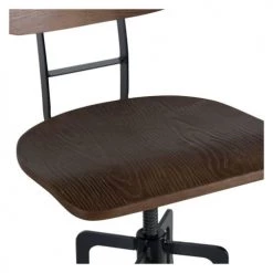 Rendez Vous Déco Chaises Et Tabourets De Bar Chaise De Bar Vintage Réglable En Hauteur 66/85 Cm En Bois -Bancs Soldes chaise de bar vintage reglable en hauteur 66 85 cm en bois 5