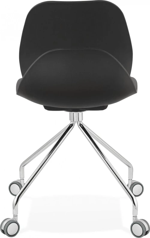 Kokoon Design Chaises De Bureau Chaise De Bureau A Roulettes Assise Noir Pied Métal Chromé 7 Kokoon Design Chaises De Bureau Chaise De Bureau A Roulettes Assise Noir Pied Métal Chromé – Image 5