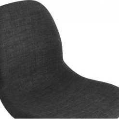 Kokoon Design Chaises De Bureau Chaise De Bureau A Roulettes Assise Rembourrée Tissu Gris -Bancs Soldes chaise de bureau a roulettes assise rembourree tissu gris 5