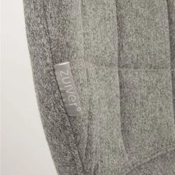 Zuiver Chaises De Bureau Chaise De Bureau à Roulettes En Tissu Gris -Bancs Soldes chaise de bureau a roulettes en tissu gris 5