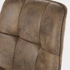 Maisons Du Monde Chaises De Bureau Chaise De Bureau à Roulettes Matelassée Marron -Bancs Soldes chaise de bureau a roulettes matelassee marron 1000 0 23 198135 7