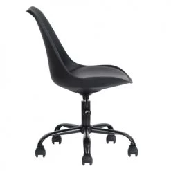 Urban Meuble Chaises De Bureau Chaise De Bureau Au Style Minimaliste Noire à Roulettes 12 Urban Meuble Chaises De Bureau Chaise De Bureau Au Style Minimaliste Noire à Roulettes -Bancs Soldes chaise de bureau au style minimaliste noire a roulettes 4